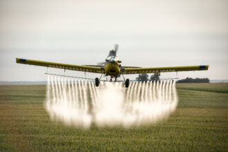 Atrazine is the second most used weed killer in the U.S., where 70 million pounds of the herbicide are deployed each year. Credit: Charles Ommanney/The Washington Post via Getty Images