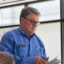 IDE regional sales director Mark Ellison attends a board meeting of the Nueces River Authority on Sept. 25. Credit: Arcelia Martin/Inside Climate News