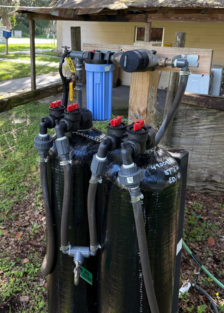 Filters, such as this one at St. Luke Missionary Baptist Church, are meant to improve the water quality for residents. Credit: Amy Green/Inside Climate News