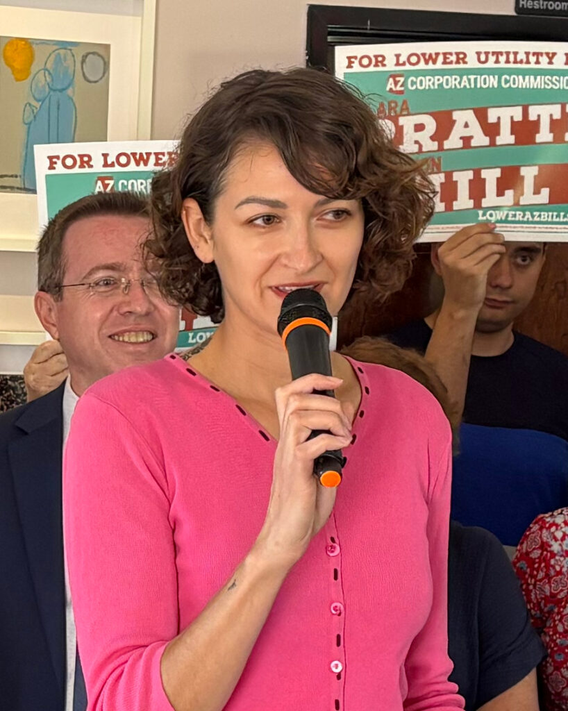 Koral Casillas, co-owner of two local Phoenix shops, saw her utility bill rise to $1,700 this summer following rate increases to her utility provider, Arizona Power Service. Credit: Wyatt Myskow/Inside Climate News